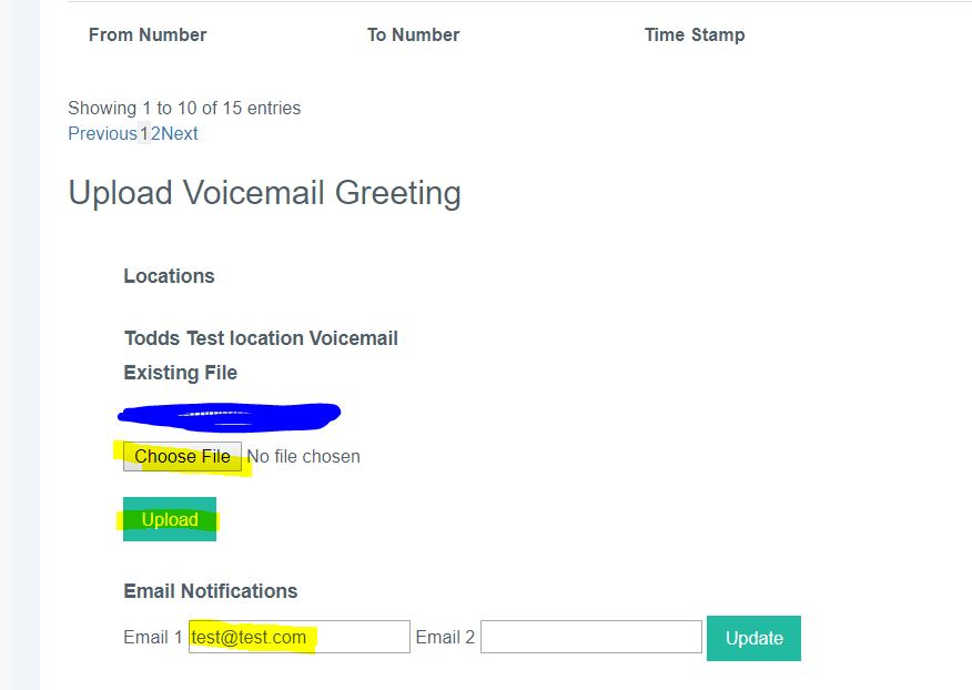 How do I access Call History & Voicemail HelloGym